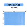 STF Linen Hand Towels (Pack of 24) Light Blue Economy Salon Towels - 100% Cotton Spa Towel 16 x 27 Inches Highly Absorbable, Facial, Gym, Hair Towels Face Towels Bulk view 2