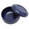 Brrnoo Men Shaving Soap Bowl with Lid, Shaving Bowl for Shaving Cream, Wet Shaving Kit Addition, Dark Blue Shaving Soap Cream Bar with Cover view 1