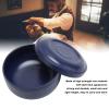 Brrnoo Men Shaving Soap Bowl with Lid, Shaving Bowl for Shaving Cream, Wet Shaving Kit Addition, Dark Blue Shaving Soap Cream Bar with Cover view 2