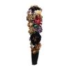 Florate Pearl Flower Sponge Headbands Full Cover Chunky Bead Crystal Stone Hair Accessories for Women Rhinestone Hairband Hair Band (black) view 2