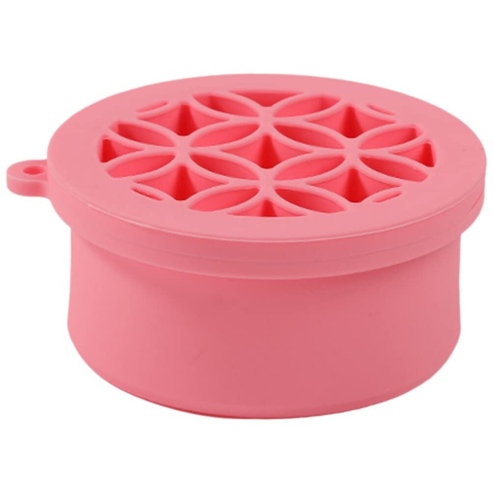 FOMIYES Folding Silicone Makeup Brush Cleaning Bowl Brush Cleaner for Sponges and Tools Reusable and Practical Design for Easy Cleaning
