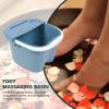 Beavorty 1pc Comfortable Massaging Foot Basin for Thicker Design Cover Promotes Relaxation and Circulation for Foot Soaks and Wellness Sessions view 3