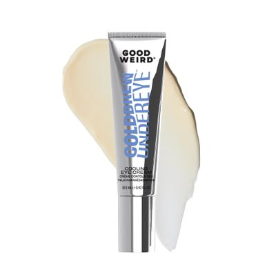 GOOD WEIRD Cold Brew Undereye - Vegan Caffeine Under Eye Serum Cream for Dark Circles and Wrinkles | For Men and Women | Brightening and Smoothing | Subtle Shimmer | Allure Award Winner 0.42 fl. oz.