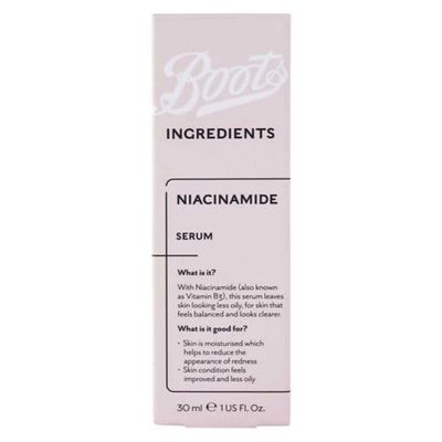 Boots Ingredients Niacinamide Serum 1.0 Oz