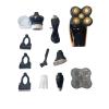 6 in 1 Electric Men Head Shaver IPX7 Waterproof with Hair Clippers/Nose Hair/Sideburns Trimmer Grooming Head Shaver kit view 3