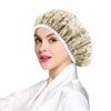 6 Pieces Womens Shower Cap Terry Cloth Lined EVA Exterior Triple Layer Reusable Waterproof Large Bath Hair Cap Hair Drying Cap Bath Caps view 2