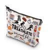 Triathlon Gift Triathlete Survival Kit Gift For Female Male Triathlete Themed Zipper Bag Gift (TRIATHLETE) view 1