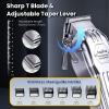 AngFan Professional Hair Clippers for Men - Cordless Clippers & Trimmers Set with LCD Display, 7200RPM High-Speed Motor, 5H Runtime, Wall-Mountable Barber Tools for Home Use & Professional Barbers view 4