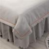 Beauty Massage Bedspread, Beauty Bed Cover 4-Piece Cotton and Linen High-End Beauty Salon Massage Single Product Bed Cover Cotton Customization, Beauty Decoration Bedspread (White 70 x 185 cm) view 3