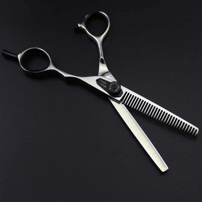 High-end Gems Hairdressing Scissors,Hairdressing Scissors Hairdressing Scissors Flat Scissors Fringe Scissors 6.0 Inch