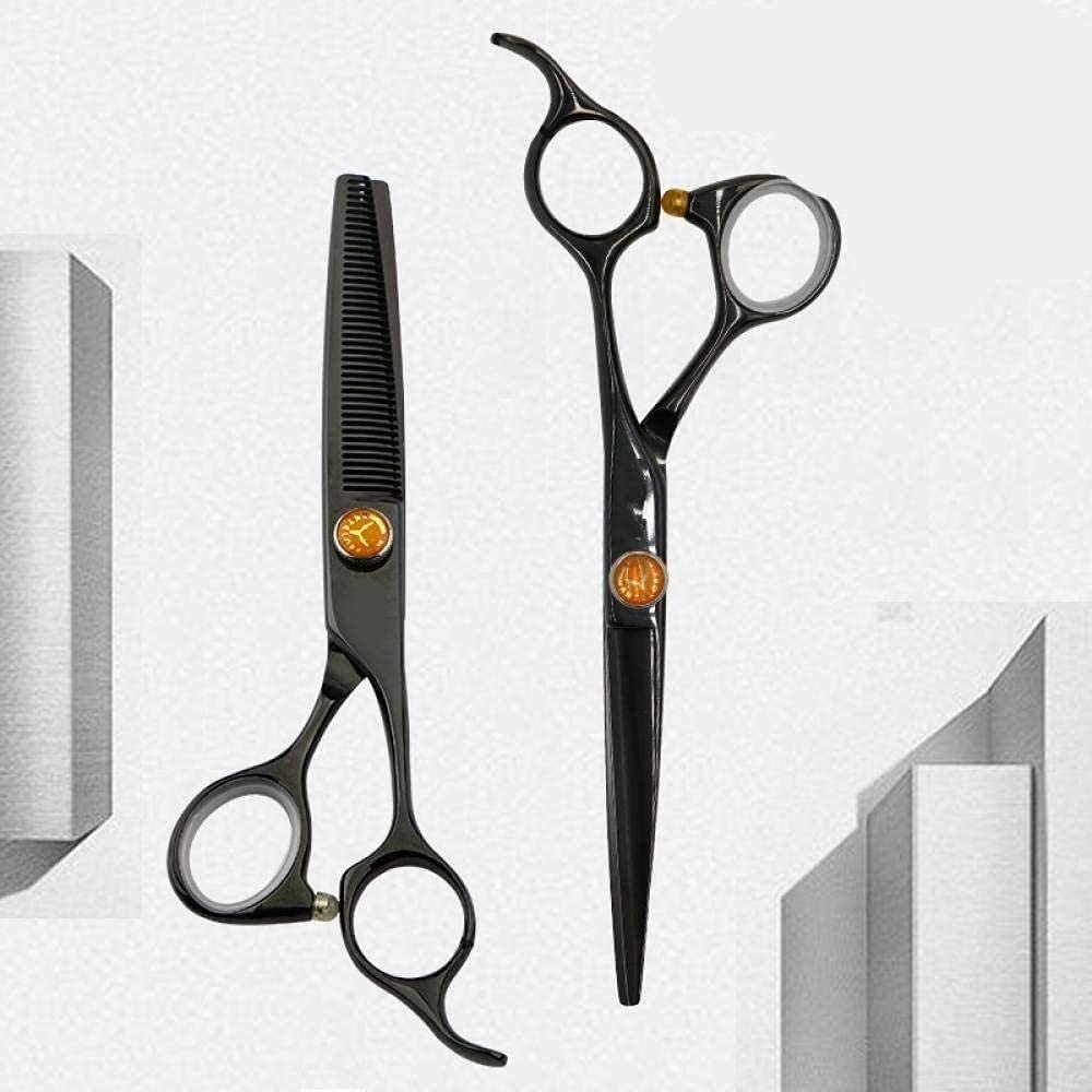 Barber Scissors Hairdressing Scissors Scissors Thinning Hairdressing Scissors Set Stainless Steel Conventional V-Shaped 40 Teeth