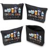 WCGXKO ICU Nurse Gift Wound Care Gift Critical Care Squad Nurse Zipper Pouch Makeup Bag (CRITICAL) view 4
