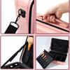 DKULMN Makeup Artist Bag Makeup Train Case,Travel Makeup Train Makeup Bag Organizer,Travel Organizer Portable, Portable Carrying Suitcase for Skin Care,White view 4