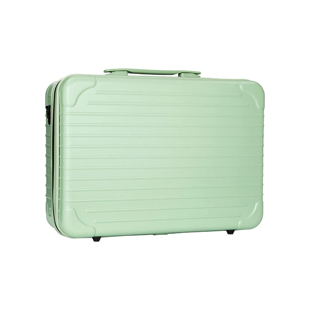DKULMN Makeup Artist Bag Makeup Train Case,Travel Makeup Train Makeup Bag Organizer,Travel Organizer Portable, Portable Carrying Suitcase for Skin Care,Green
