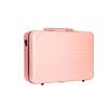 DKULMN Makeup Artist Bag Makeup Train Case,Travel Makeup Train Makeup Bag Organizer,Travel Organizer Portable, Portable Carrying Suitcase for Skin Care,Pink