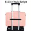 DKULMN Makeup Artist Bag Makeup Train Case,Travel Makeup Train Makeup Bag Organizer,Travel Organizer Portable, Portable Carrying Suitcase for Skin Care,Pink view 4