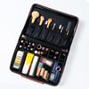 DKULMN Makeup Artist Bag Makeup Train Case,Travel Makeup Train Makeup Bag Organizer,Travel Organizer Portable, Portable Carrying Suitcase for Skin Care,Black view 2