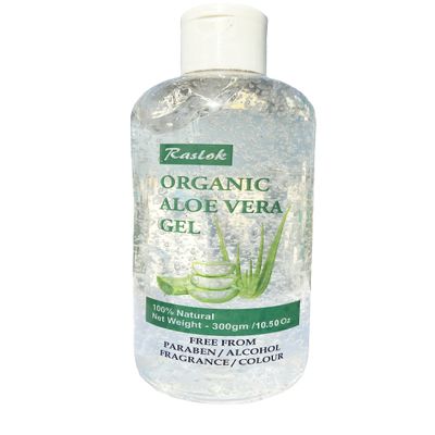 Raslok 99% Pure Natural Aloe Gel | For Moisturizing Face Skin & Hair Care,Durable Moisturizing Hydrating Soothing | Non-Sticky (10.50 oz)