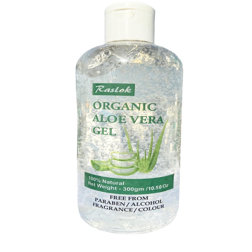 Raslok 99% Pure Natural Aloe Gel | For Moisturizing Face Skin & Hair Care,Durable Moisturizing Hydrating Soothing | Non-Sticky (10.50 oz)
