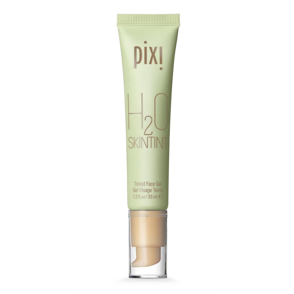Pixi H2O SkinTint | Tinted Gel Moisturizer | Lightweight, Hydrating & Water-Resistant | Evens Tone & Reduces Redness | Beige | 1.2 fl oz/35 ml
