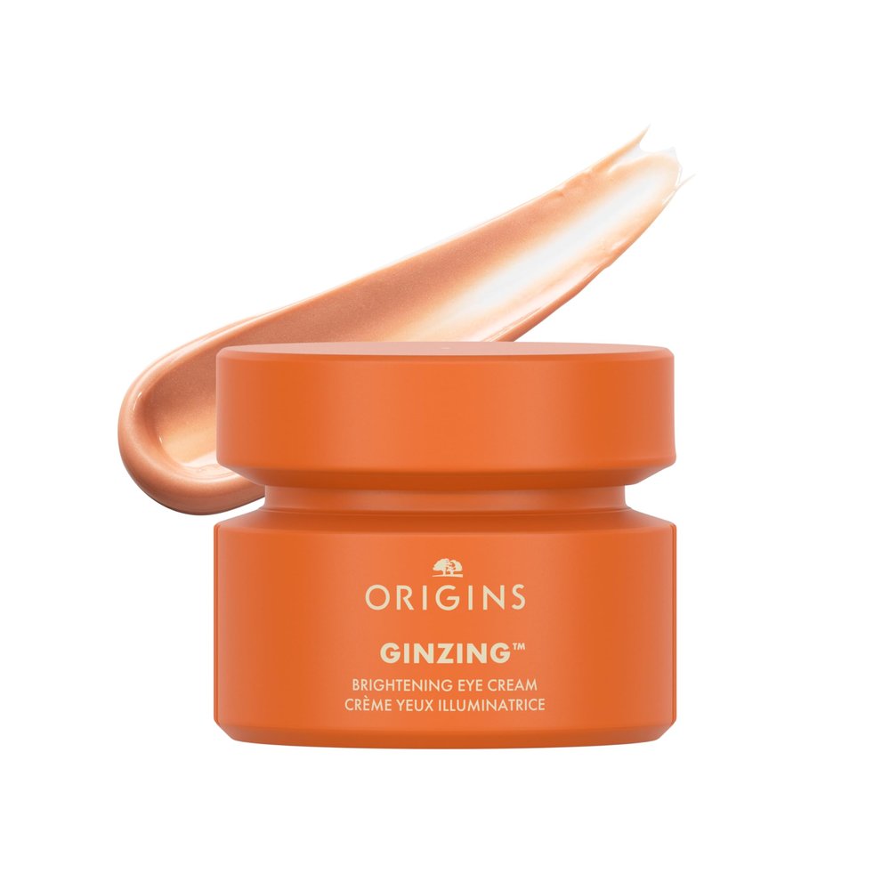 Origins GinZing Brightening Eye Cream with Vitamin C & Niacinamide| Visibly Reduces Dark Circles, Warm, 0.5 Fl Oz
