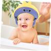 PLAFOPE Baby Shampoo Cap Adjustable Kids Hair Washing Shield Toddler Shower Cap Cute Crown Design Lightweight Waterproof Bath Accessory for Haircuts view 3