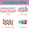 Barbershop Party Decorations Haircut Bachelorette Birthday Party Supplies Includes Barbershop Birthday Banner Cake Cupcake Toppers Balloons for Bridal Shower Beauty School Graduation Decoration view 2