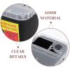FOMIYES Shaving Blades Storage Box Portable Razor Blade Disposal Container with Locking Lid for Safe Waste Collection Compact and Reusable for Travel and Home Use view 4