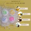 Gemstone Soap & Bath Bomb Set- Relaxing Spa Gift for women- Mothers day gift set- 4 Decorative scented Rock Soap with Crystals and 4 Fizzy Bath Bomb- with Natural Ingredients & Essential Oil view 4