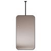 Nordic Ceiling Hanging Mirror, HD Vanity Make-up Shaving Mirrors for Bathrooms Bedrooms Dressers and Modern Theme Decor - Rectangular (Size : 50cmx60cm) view 1
