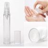 12PCS 5ml/0.16oz Empty Refillable Mini Clear Plastic Airless Vacuum Pump Bottles Cosmetic Makeup Travel Cream Lotion Sample Packing Make-up Liquid Container Vial Jars Dispensing Tins view 3