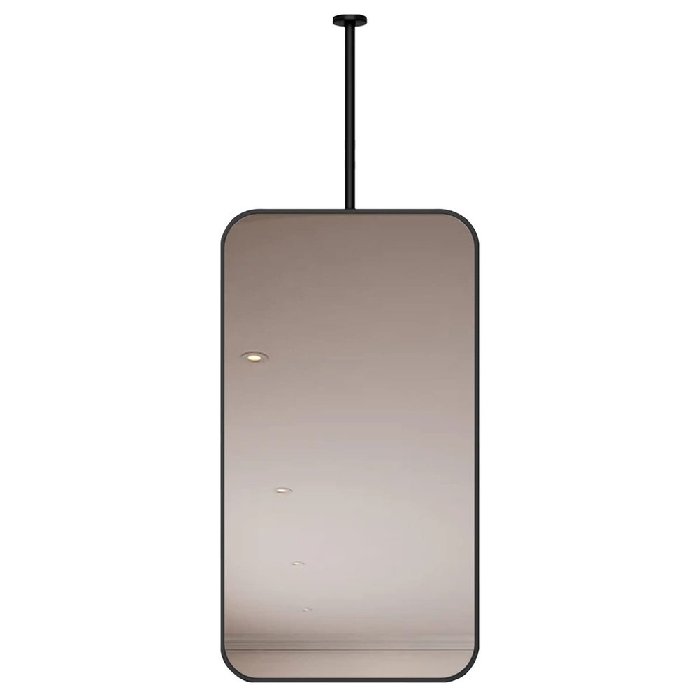 Nordic Ceiling Hanging Mirror, HD Vanity Make-up Shaving Mirrors for Bathrooms Bedrooms Dressers and Modern Theme Decor - Rectangular (Size : 40cmx60cm)