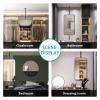 Nordic Ceiling Hanging Mirror, HD Vanity Make-up Shaving Mirrors for Bathrooms Bedrooms Dressers and Modern Theme Decor - Rectangular (Size : 40cmx60cm) view 3