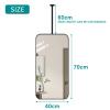Nordic Ceiling Hanging Mirror, HD Vanity Make-up Shaving Mirrors for Bathrooms Bedrooms Dressers and Modern Theme Decor - Rectangular (Size : 40cmx70cm) view 2