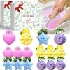 Lanwexy Bath Bombs, 32 Pack Foot Soak with Bath Salt and Tea Tree Oil. Organic Natural Handmade Aroma Pure Essential Oil Bubble Balls for Callus, Dry Cracked, Stubborn Odor view 1