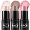 FOCALLURE 3 Pcs Cream Contour Sticks,Shades with Highlighter & Bronzer & Blush,Non-greasy Long-wear Face Contouring Pen,Easy to Sculpt the Face and Create a Lightweight Finishing Makeup,FAIR-LIGHT view 1