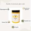 All-Natural Turmeric Glow Scrub for rough & textured skin, Dark Spot Reduction, hyperpigmentation - Gentle Exfoliating Facial Scrub 10 Oz view 2