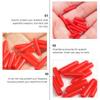 100pcs Tweezer Tip Protector Lashes Tweezers Eyelash s for Extensions Lash s Caps Eyelash s Sleeve Small Covers Silicone Covers Cots view 2