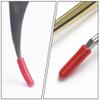 100pcs Tweezer Tip Protector Lashes Tweezers Eyelash s for Extensions Lash s Caps Eyelash s Sleeve Small Covers Silicone Covers Cots view 3