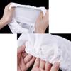 3PC Mesh Sleep Caps Bonnet Night Cap Hair Net Hair Loss Cap for Curly Hair Protection Home Salon Spa Catering White view 4