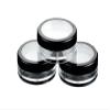 AKOAK 2 Pcs Capacity 10ml / 0.33oz Empty Plastic Clear Makeup Jar, Reusable Loose Powder Cartridge, DIY Makeup Cartridge, Blush Foundation with Sieve and Black Rimmed Lid Container Jar view 3