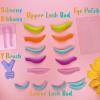 Eyelash Lift Shields Lash Lifting Pad No Glue Mix Glueless Lami Lamination Roller Upper & Lower Perm Pads for All Eyes Curling Like L Curl Extensions with Y Brush Ribbon Cover Silicone Eye Patch Tool view 3