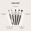 STUDIO17 Eye Makeup Brush Set 5 Pcs | Small & Portable Eye Shadow Brushes | Korean Eye Makeup Brushes | Premium Synthetic Bristles for Professionals view 4