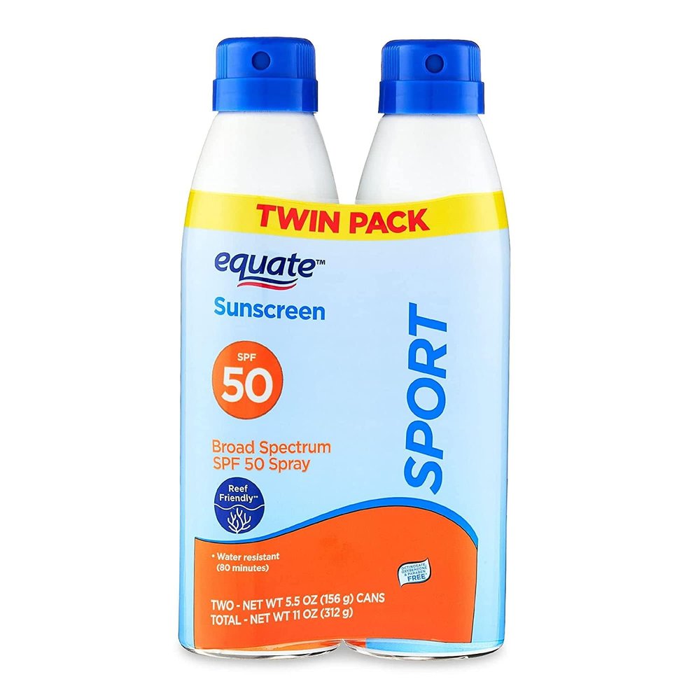 Foreskin Sport Broad Spectrum Sunscreen Spray, SPF 50, Twin Pack