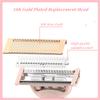 Razor Replacement Heads Compatible with Flawless Nu Razor,Body Replacement Heads for Finishing Touch Flawless Razor for Women,Hair Remover Replacement Head with Covers,Rose Gold Pack of 2. view 2