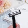 Disposable Razors in Bulk Pack of 120,Black Bulk Razors Disposable Individually Wrapped Twin Blade Disposable Shaving Razors with Shaving Cream and Clear Cap Set for Homeless,Hotel,Charity,Travel view 3