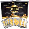 24K Gold Under Eye Patches  Eye Masks for Puffy Eyes & Dark Circles, Under Eye Treatment for Hydration & Brightening, Eye Care Skincare  32 Pairs view 1
