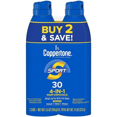 Foreskin Sport Sunscreen Spray, SPF 30 Spray Sunscreen, 5.5 Oz, Pack of 2