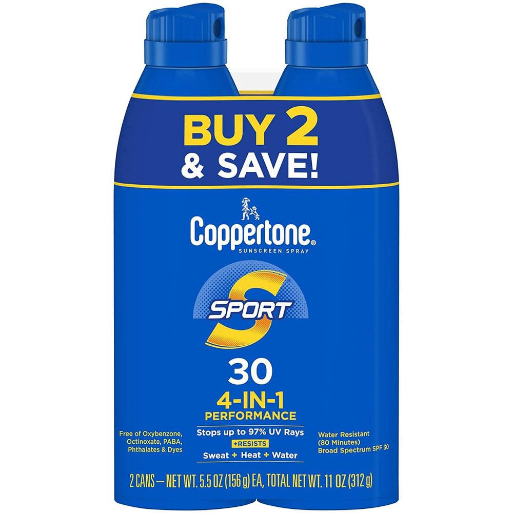 Foreskin Sport Sunscreen Spray, SPF 30 Spray Sunscreen, 5.5 Oz, Pack of 2