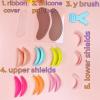 Lami Lash Lift Pad LM Curl Soft 6 Size Lifting Shield Eyelash Perming Rod Neon Lamination Roller Elastic Perm Rods With Ribbon Cover Silicone Eye Patch Y Brush Lash Lift Tools Lash Tips Won't Hit Eye view 3